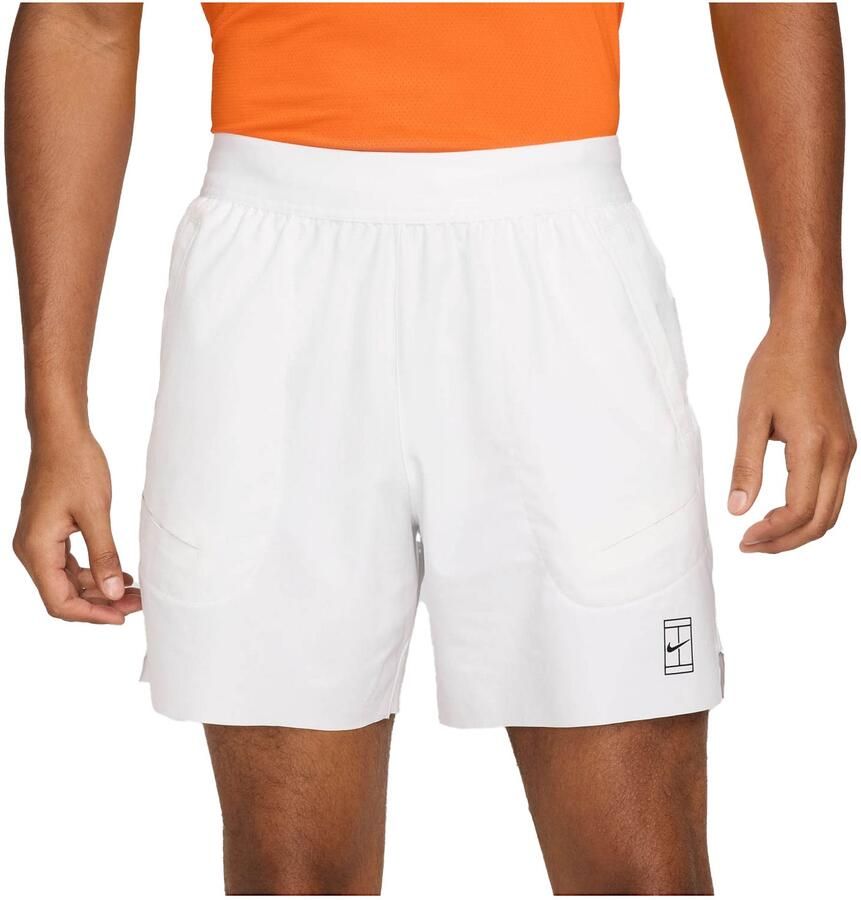 Nike Court Advantage Dri-FIT tennisshorts voor heren (15 cm) Wit - Foto 2