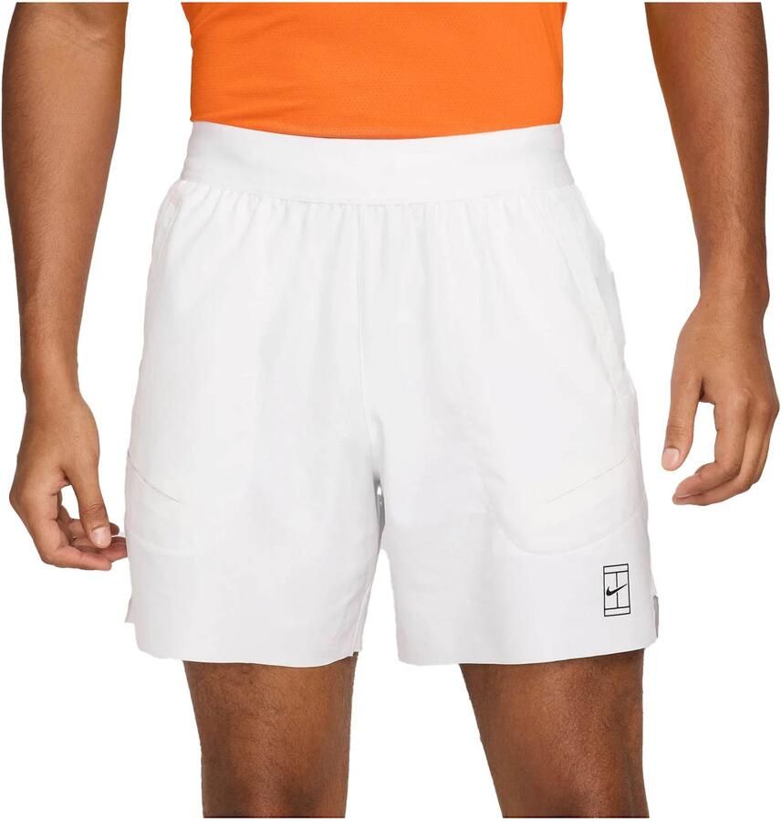 Nike Court Advantage Dri-FIT tennisshorts voor heren (15 cm) Wit - Foto 2