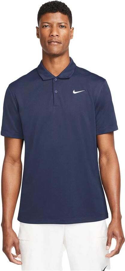 Nike Court Dri FIT Marineblauw Tennispolo Heren - Foto 6