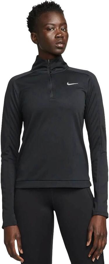 Nike Dri-FIT Pacer Damestrui met korte rits Zwart