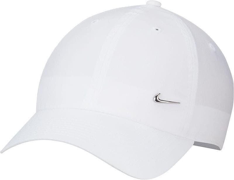 Nike Dri-FIT Club ongestructureerde pet met metalen Swoosh Wit - Foto 3