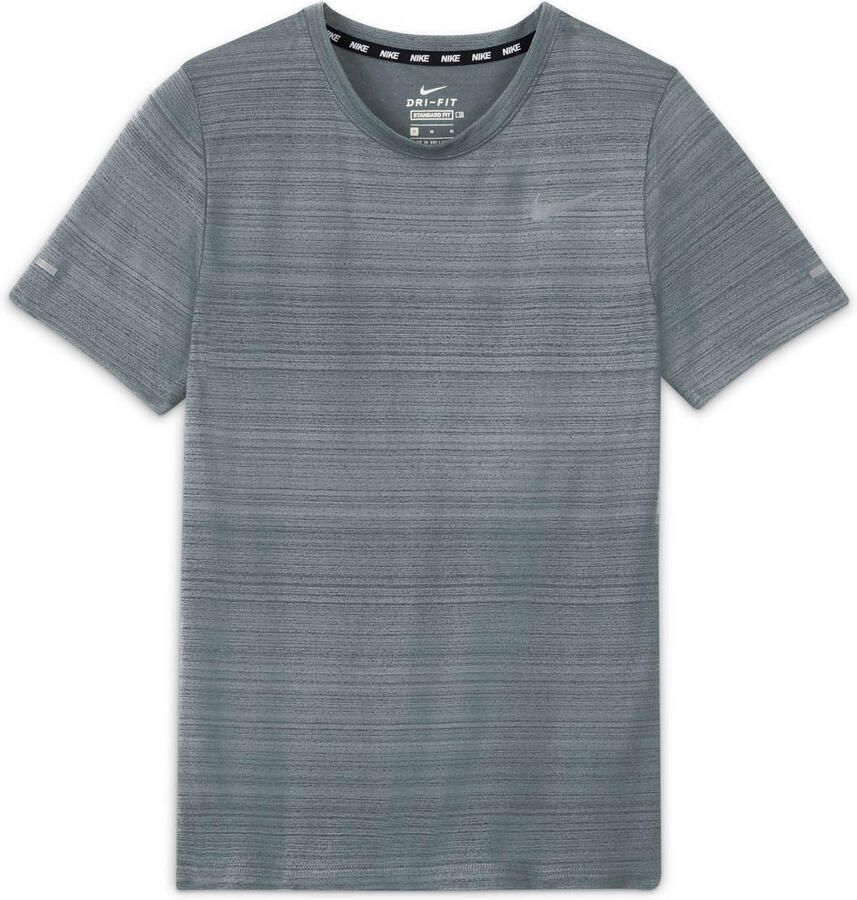 Nike Dri-FIT Miler trainingstop voor Grijs - Foto 4