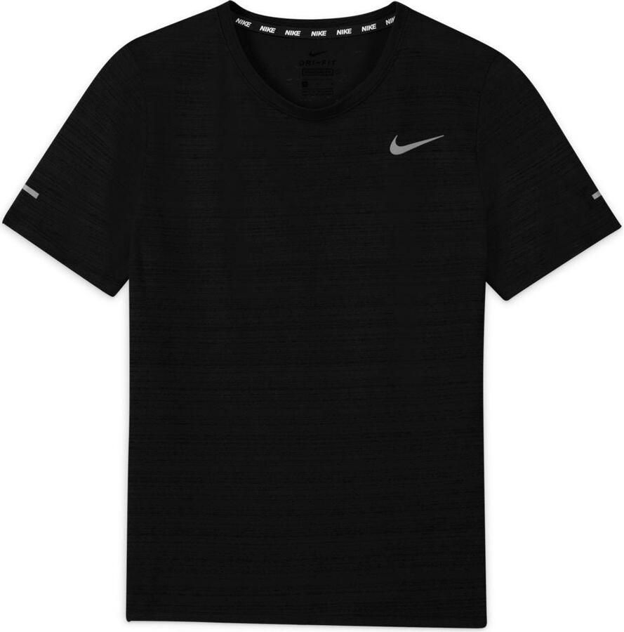 Nike Dri-FIT Miler trainingstop voor Zwart