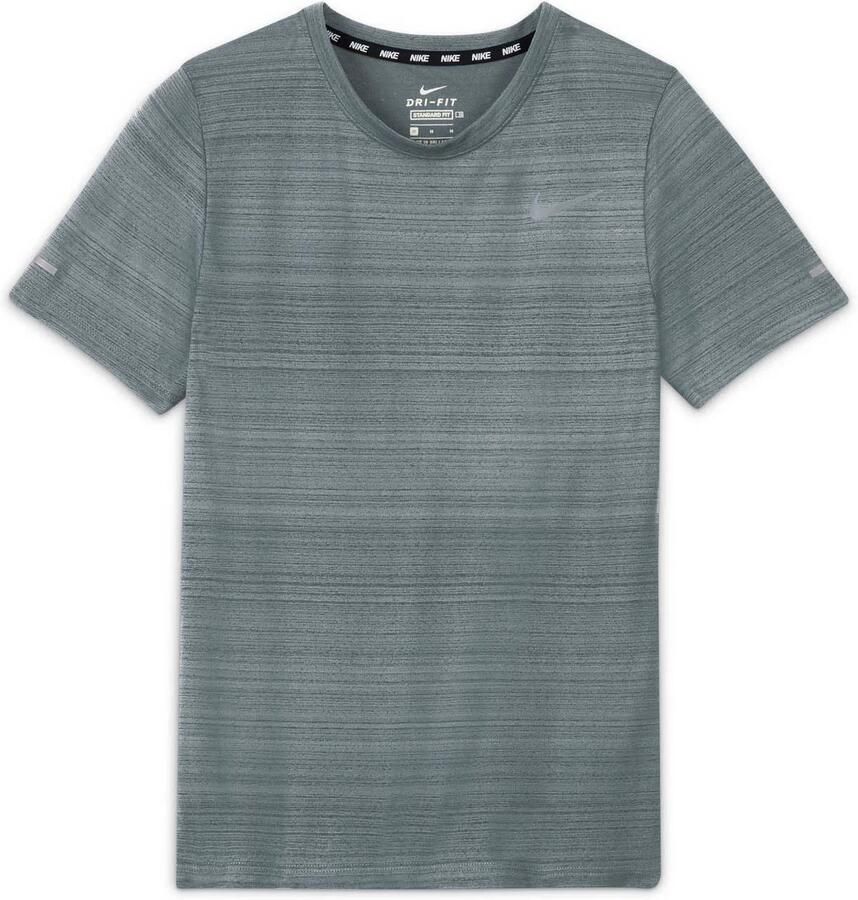 Nike Dri-FIT Miler trainingstop voor Grijs - Foto 4