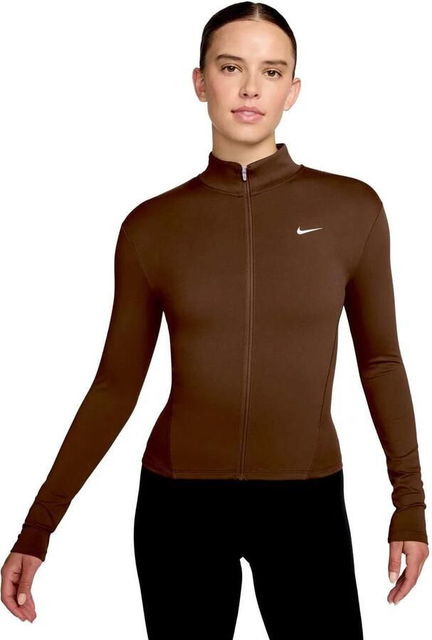 Nike Dri-fit One Full-zip Fitted Jacket