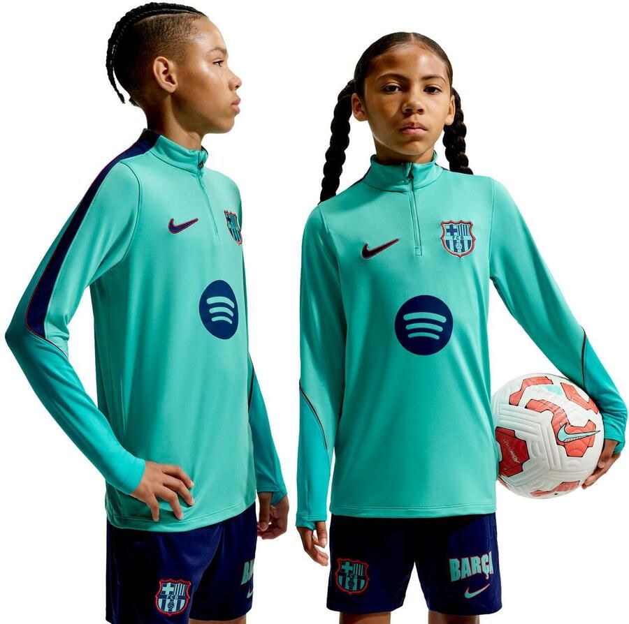 Nike Fc Barcelona Strike Drill Top 3rd Kids