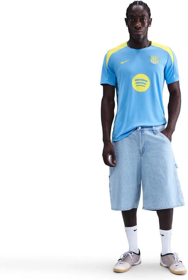 Nike FC Barcelona Strike Fourth Dri-FIT voetbalshirt met korte mouwen voor heren Blauw - Foto 5