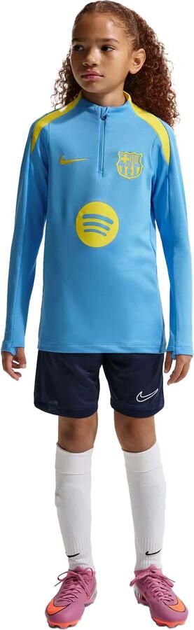Nike FC Barcelona Strike Fourth Dri-FIT knit voetbaltrainingstop voor kids Blauw - Foto 5