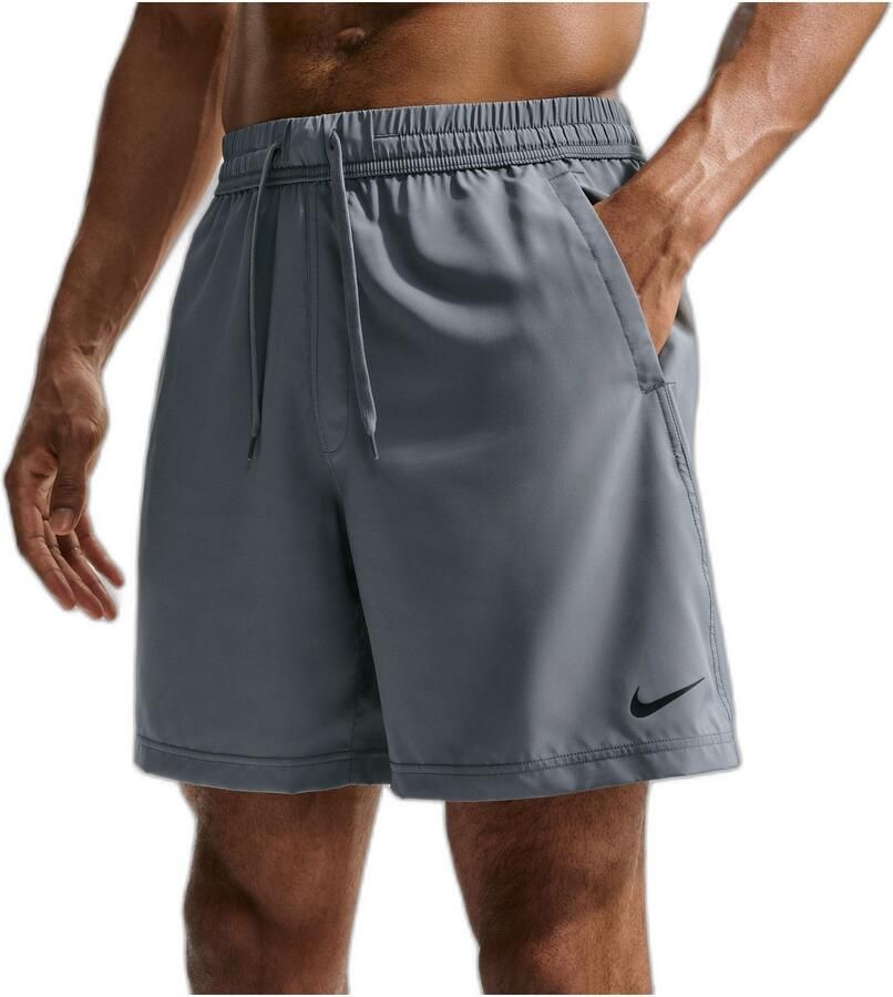 Nike Form Dri-FIT multifunctionele herenshorts zonder binnenbroek (18 cm) Grijs - Foto 4