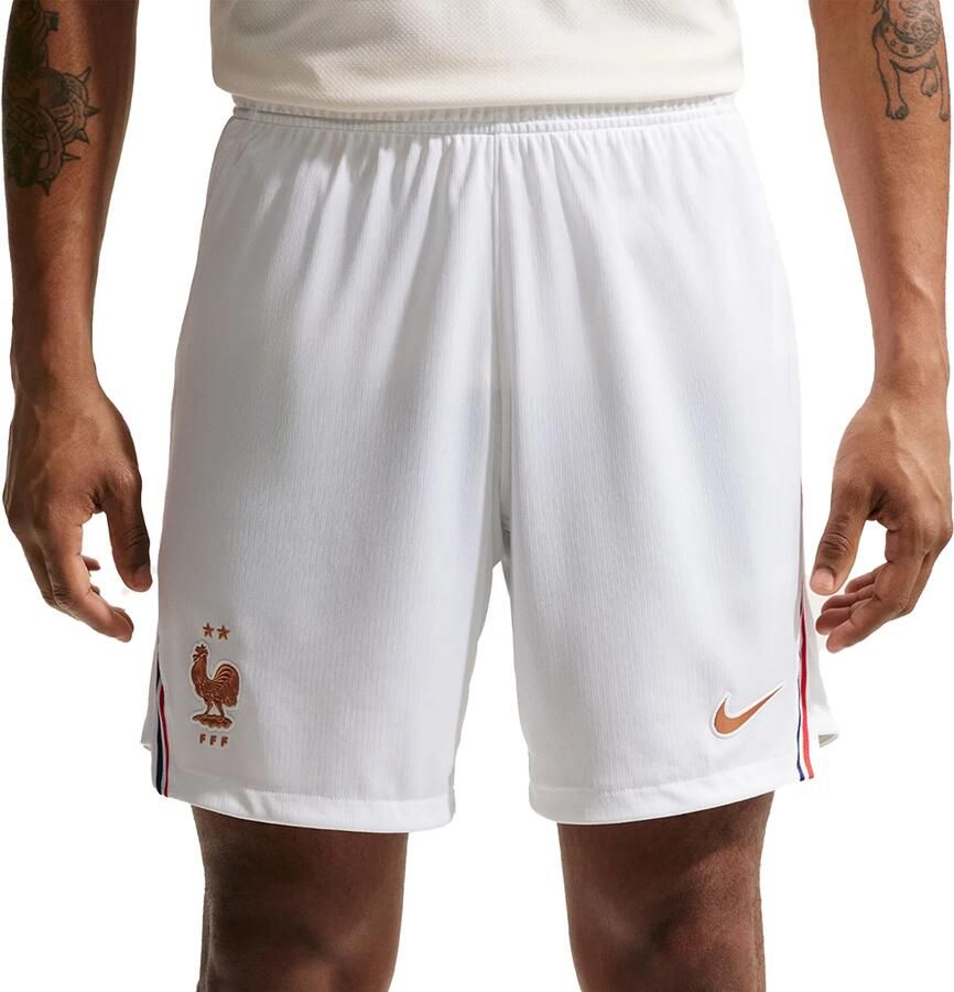Nike FFF 2026 Stadium Thuis Dri-FIT replica voetbalshorts voor heren Wit - Foto 2
