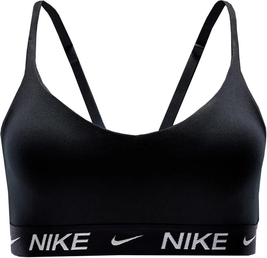 Nike Indy Light Support padded verstelbare sport-bh Zwart - Foto 5