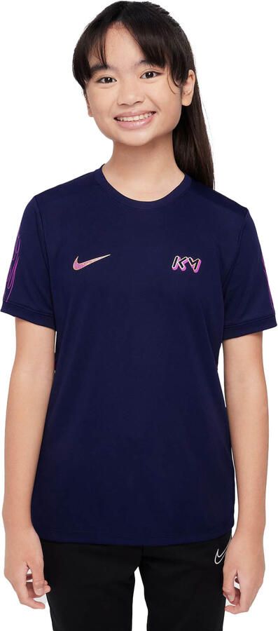 Nike Kylian Mbappé Academy voetbaltop met Dri-FIT voor kids Blauw