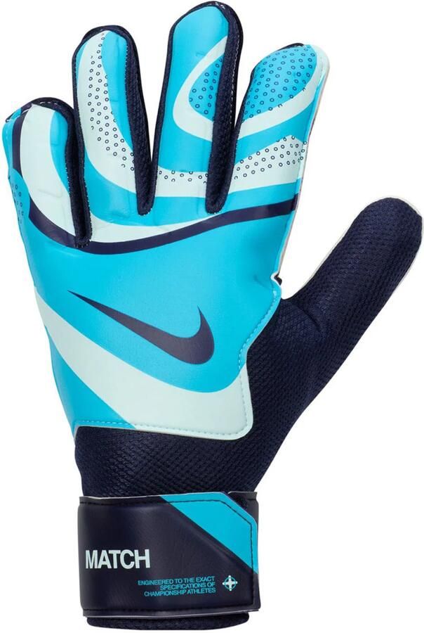 Nike Match keeperhandschoenen Blauw