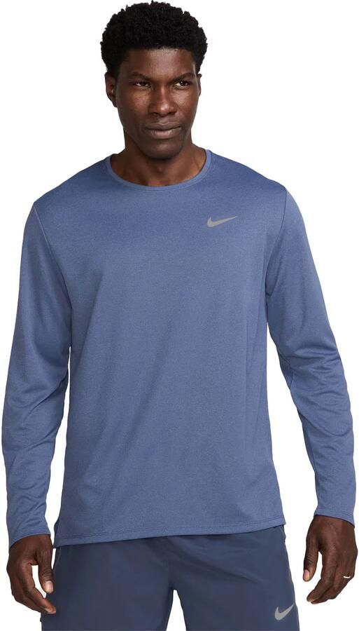 Nike Miler UV-hardlooptop met lange mouwen en Dri-FIT voor heren Blauw - Foto 5