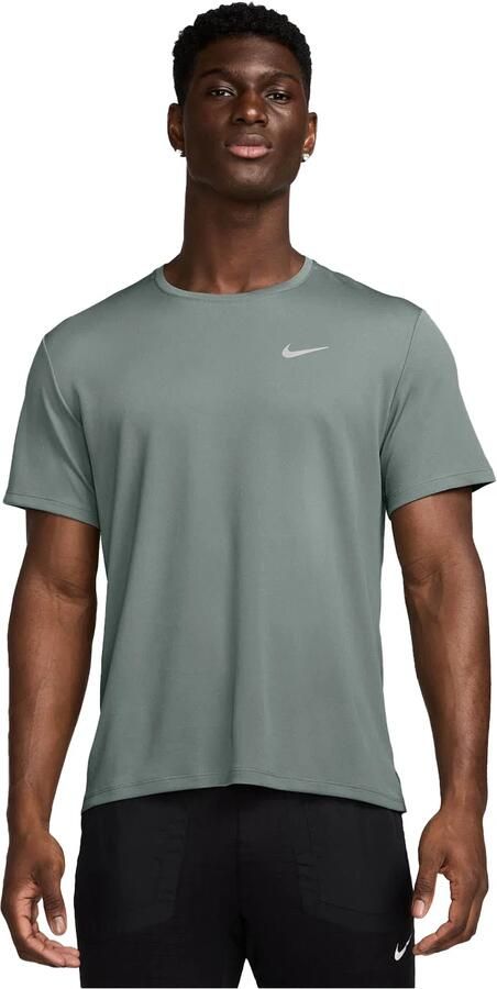 Nike Miler UV hardlooptop met korte mouwen en Dri-FIT voor heren Grijs - Foto 6