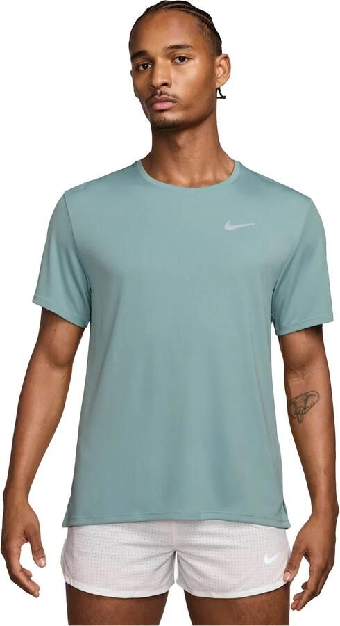 Nike Miler UV hardlooptop met korte mouwen en Dri-FIT voor heren Groen - Foto 6