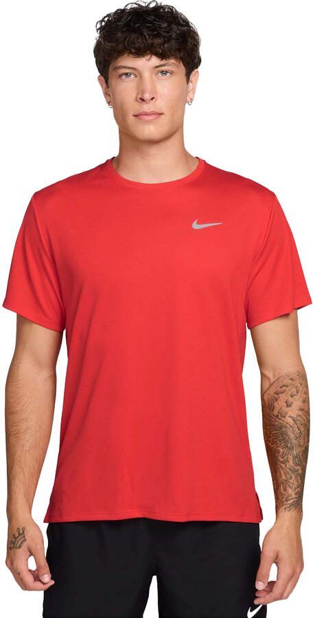 Nike Miler UV hardlooptop met korte mouwen en Dri-FIT voor heren Rood - Foto 5