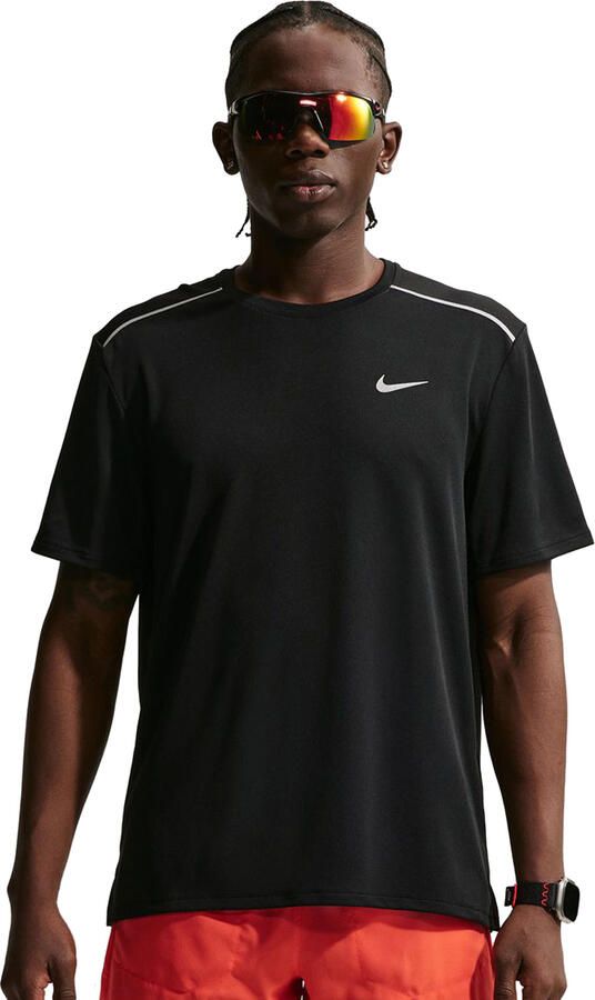 Nike Miler Dri-FIT hardlooptop met korte mouwen voor heren Zwart - Foto 5