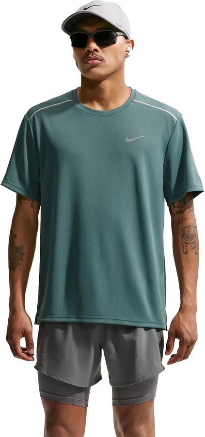 Nike Miler Dri-FIT hardlooptop met korte mouwen voor heren Grijs - Foto 5