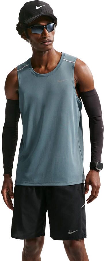 Nike Miler hardlooptanktop met Dri-FIT voor heren Grijs - Foto 5