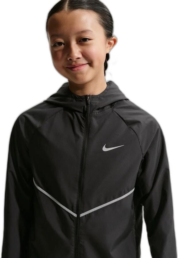 Nike Miler Repel trainingsjack met UV-bescherming voor kids Zwart - Foto 3