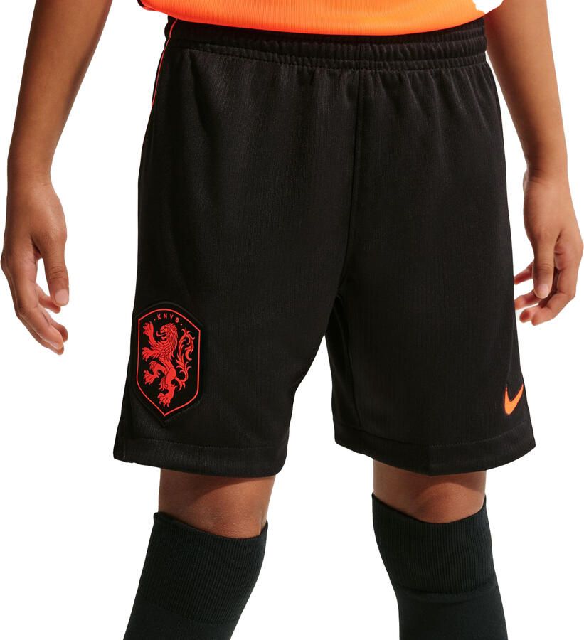 Nike Nederland 2026 Stadium Thuis replica voetbalshorts met Dri-FIT voor kids Zwart - Foto 3