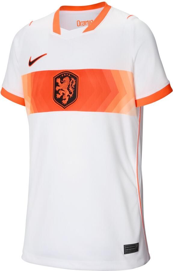 Nike Nederland 2026 Stadium Uit replica voetbalshirt met Dri-FIT voor kids Wit