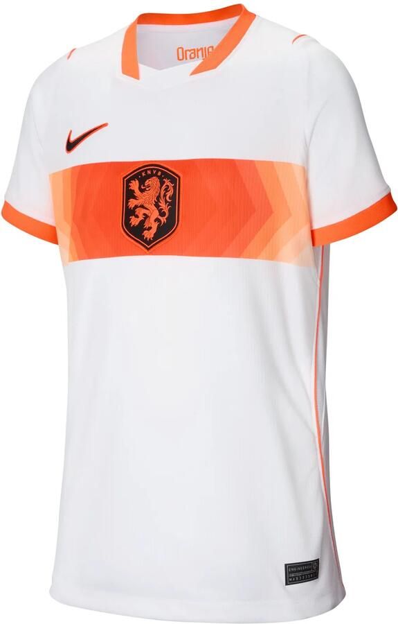 Nike Nederland 2026 Stadium Uit replica voetbalshirt met Dri-FIT voor kids Wit