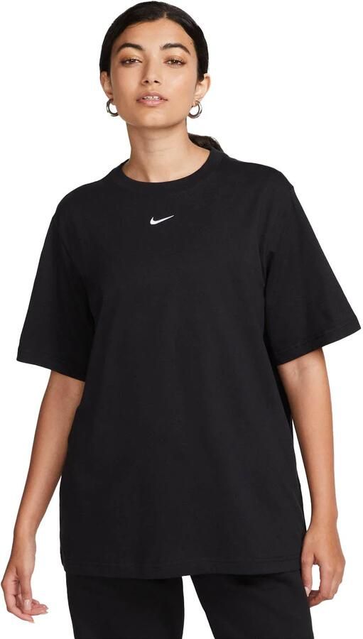 Nike Sportswear Essential T-shirt voor dames Zwart - Foto 4