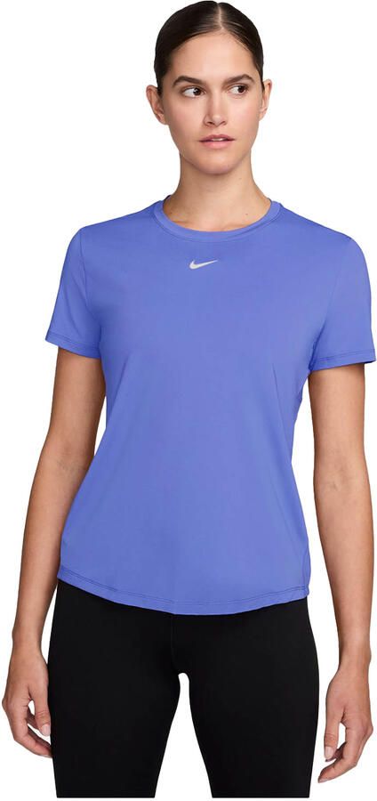 Nike One Classic Dri-FIT damestop met korte mouwen Blauw - Foto 5
