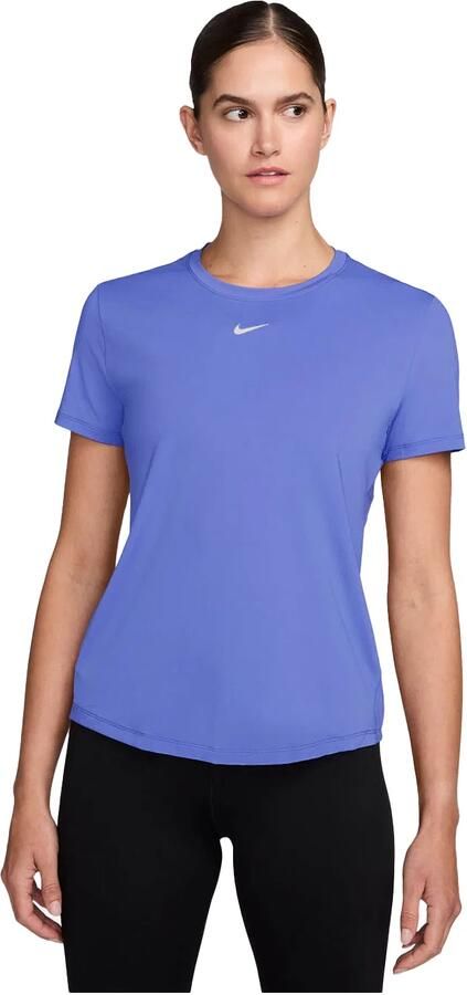 Nike One Classic Dri-FIT damestop met korte mouwen Blauw - Foto 5