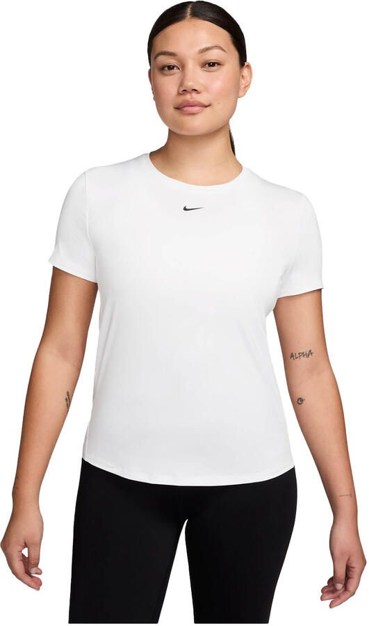 Nike One Classic Dri-FIT damestop met korte mouwen Wit - Foto 5