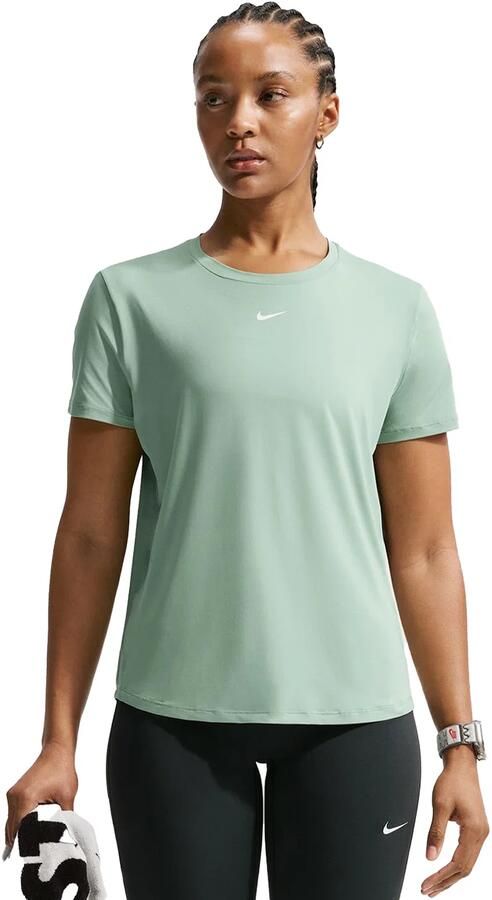 Nike One Classic Dri-FIT damestop met korte mouwen Groen - Foto 5