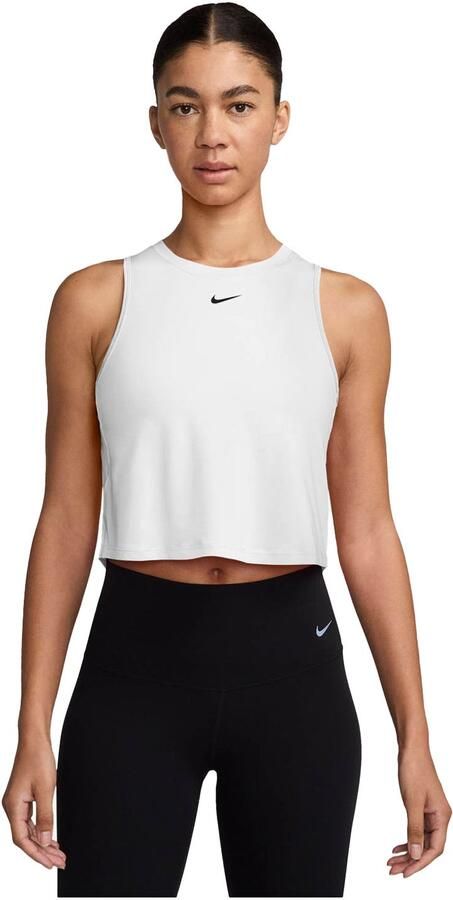 Nike One Classic korte tanktop met Dri-FIT voor dames Wit - Foto 5