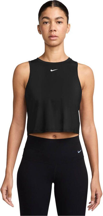 Nike One Classic korte tanktop met Dri-FIT voor dames Zwart - Foto 5