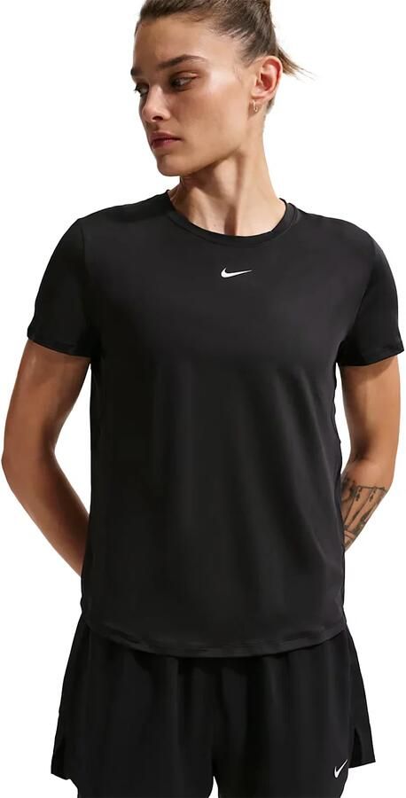 Nike One Classic Dri-FIT damestop met korte mouwen Zwart - Foto 6