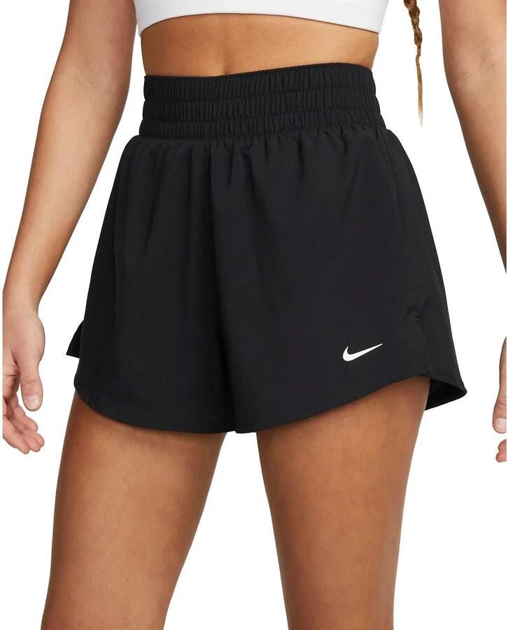 Nike One Dri-FIT 2-in-1 damesshorts met hoge taille (8 cm) Zwart - Foto 5