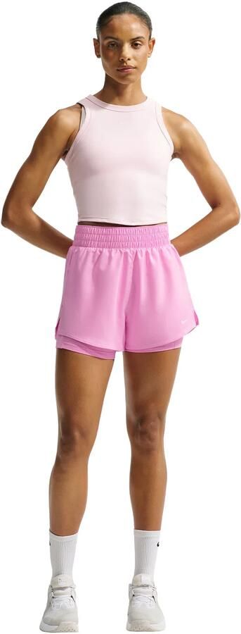 Nike One Dri-fit High-rise 3-inch 2-in-1 Shorts