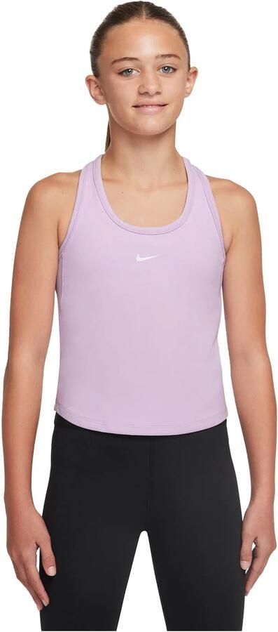 Nike One Fitted Dri-FIT tanktop voor Paars - Foto 5