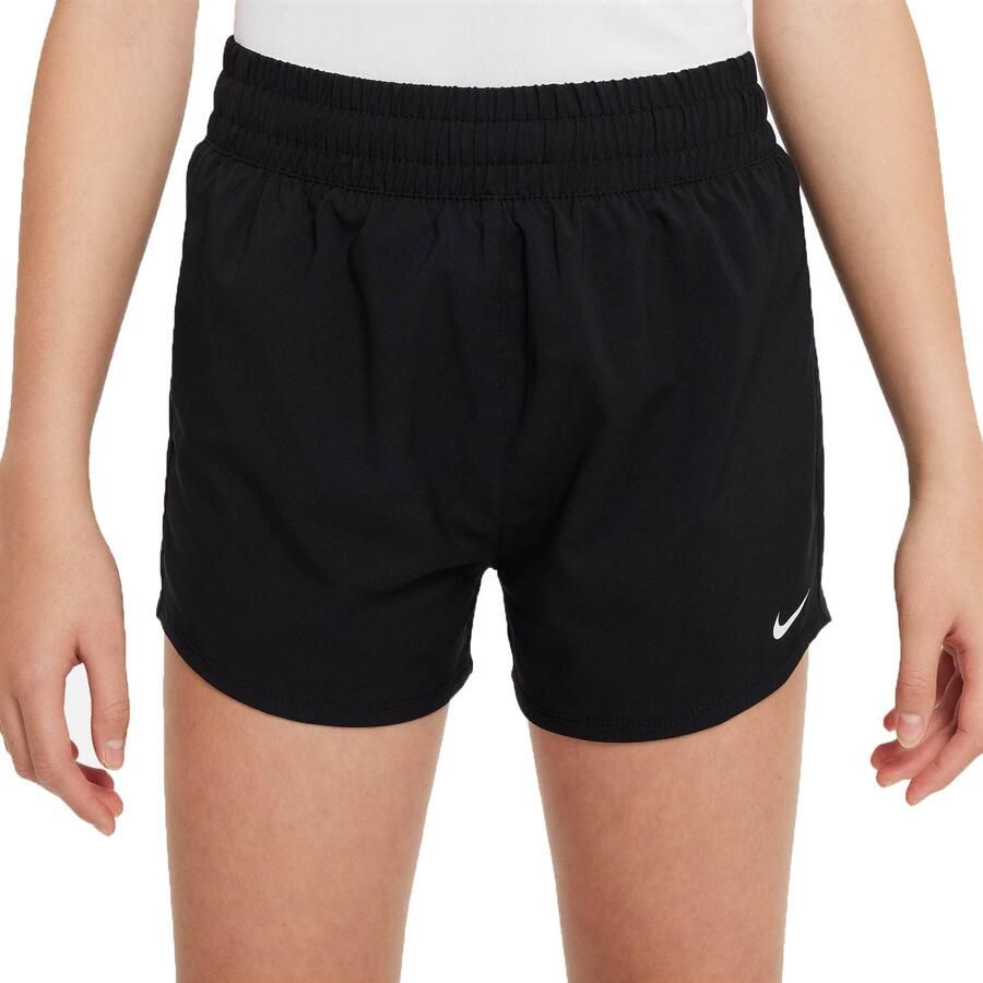 Nike Dri-FIT One geweven trainingsshorts met hoge taille voor Zwart