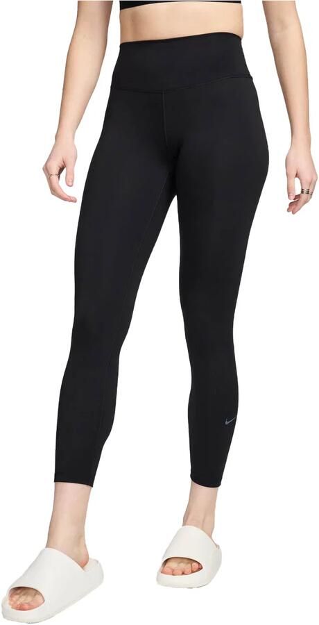 Nike One 7 8-legging met hoge taille voor dames Zwart - Foto 6