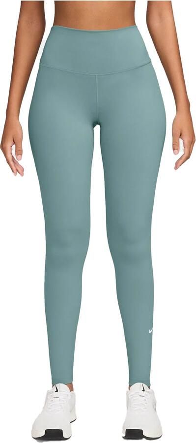 Nike One lange legging met hoge taille voor dames Groen - Foto 5