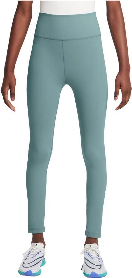 Nike One Dri-FIT legging met hoge taille voor meisjes Groen - Foto 5