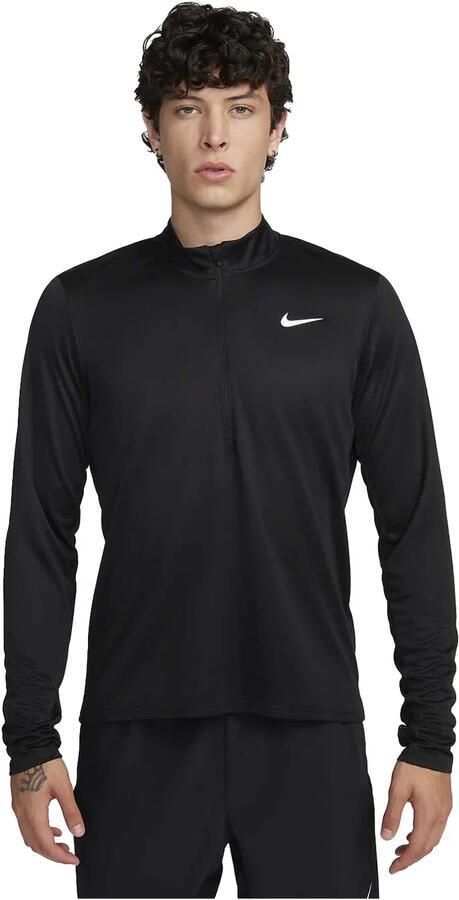 Nike Pacer Dri-FIT hardlooptop met halflange rits voor heren Zwart - Foto 4