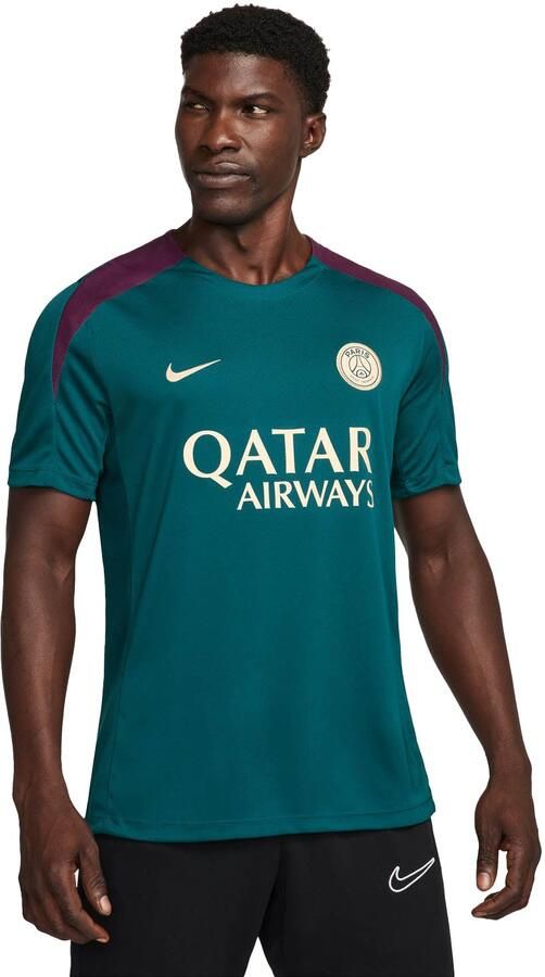 Nike Paris Saint-Germain Strike Dri-FIT knit voetbaltop met korte mouwen voor heren Groen