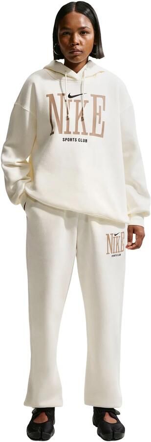 Nike Phoenix Fleece oversized damesjoggingbroek met hoge taille Wit - Foto 5