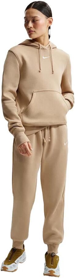 Nike Phoenix Fleece joggingbroek met halfhoge taille voor dames Bruin - Foto 5