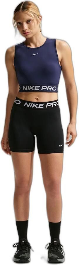 Nike Pro 365 middelhoge shorts voor dames (13 cm) Zwart - Foto 6