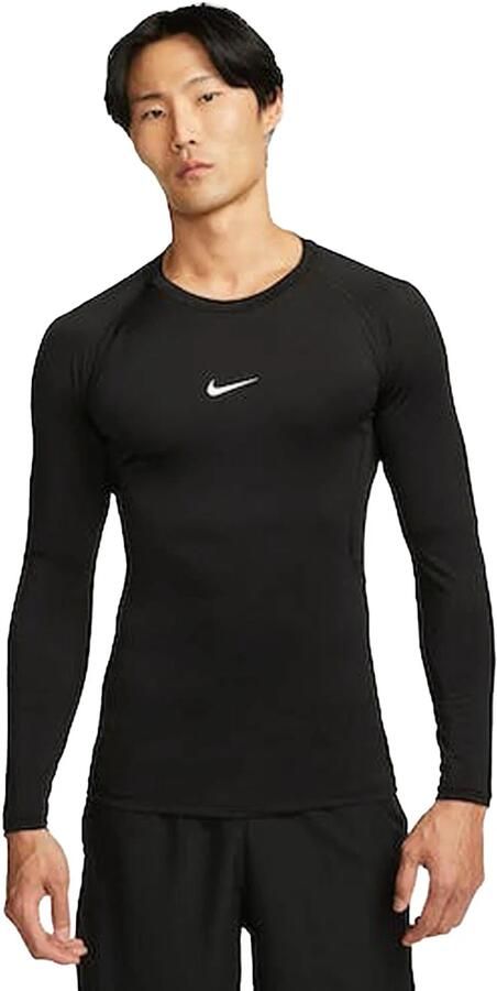 Nike Pro Dri-FIT strakke fitnesstop met lange mouwen voor heren Zwart - Foto 10