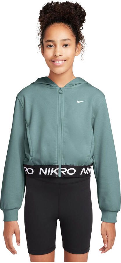Nike Pro Fleece Dri-FIT hoodie met rits over de hele lengte voor Groen - Foto 5